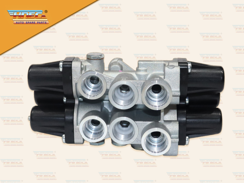 วาล์วแยกลมข้างกรองดักน้ำ ซีรี่ย์700 6 ทาง