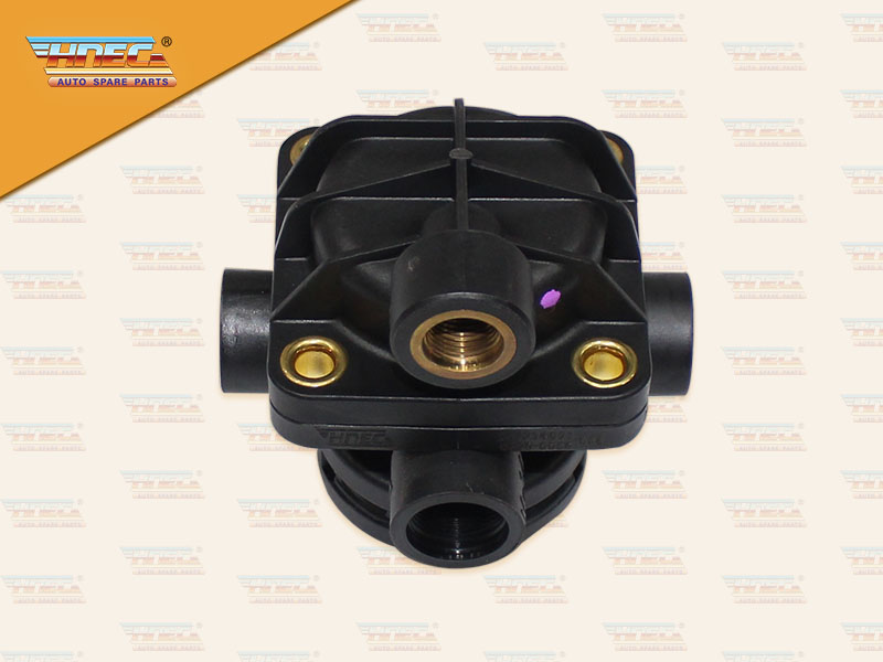 วาล์วแบ่งลมข้างคัทซี DAF MAN มีกรองแบบกดล็อค เสื้อพลาสติก (HNEC)