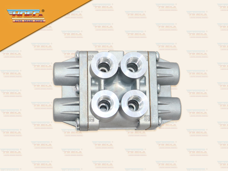 วาล์วจ่ายลมติดกรองดักน้ำ 4 วาล์ว 4 ทาง (HNEC)