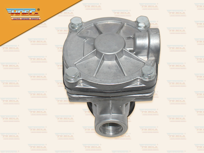 วาล์วจ่ายลมทางเดียว ออกข้าง รูลมใหญ่ ขนาด รูลม 22 MM รุ่นมีกรอง (HNEC)