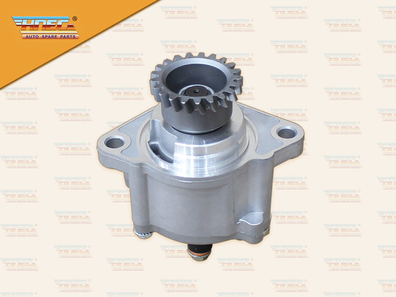 ปั้มลมหน้าเครื่อง TY HN ไดน่า NO4C 21 ฟัน รูน้ำมันออกตูด 2 รู 2 รูยึด (HNEC)