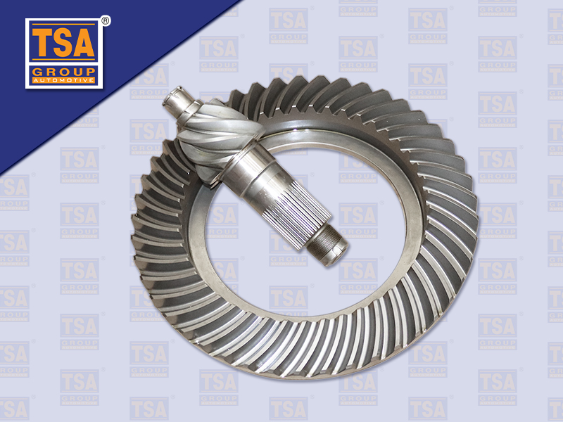 จานเดือยลูกหลัง HN VICTOR FL8J 7.45 เพลาเดียว น๊อตไม่ทะลุ 37 ร่อง 12 รู (เกาหลี)