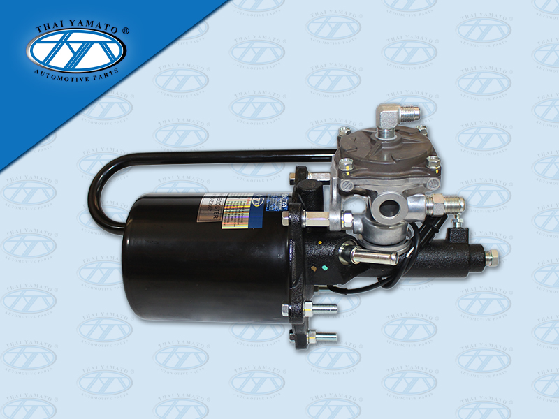 หม้อลมชิฟฟี่ลูกสั้น NS ท่อน้ำมันออกขวา รูลมออกตรง (YAMATO)