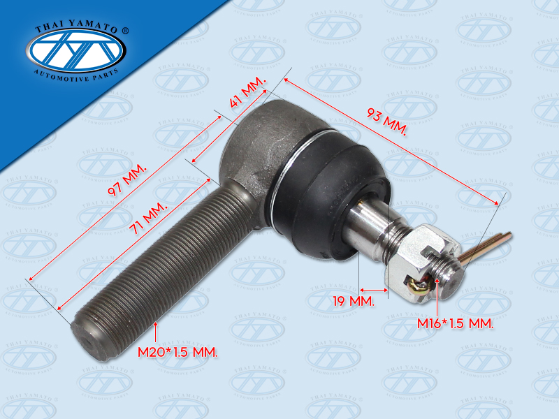 หัวลูกหมากคันชักตัวยาว IS FBR R 8-94103-222-0 (YAMATO)