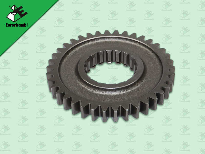 เฟืองเกียร์ 1 อิตั้น 38 ฟัน 18 ร่อง ร่องเล็ก 4 MM 194*27 MM