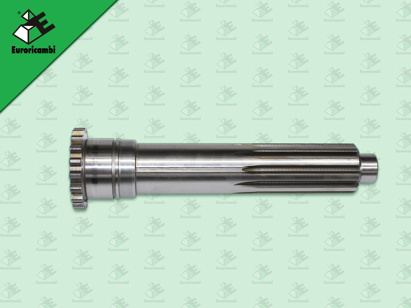 ปลายเกียร์อิตั้น 50 MM มี ร่องน้ำมัน 18 ร่อง 80/12 MM เม็ดใหญ่ ปลาย 30/300 MM + บู๊ช