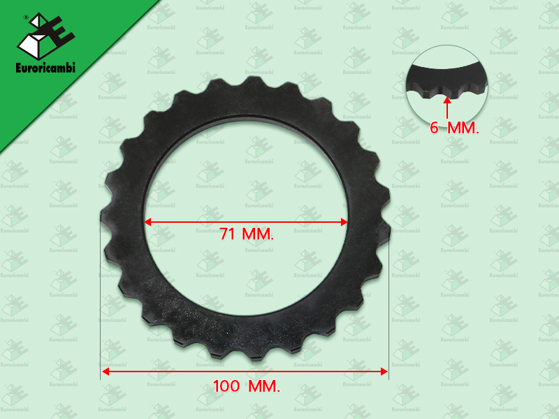 แหวนล็อคเฟืองไดร์ อิตั้น FULLER 23ฟัน 100*71*6MM