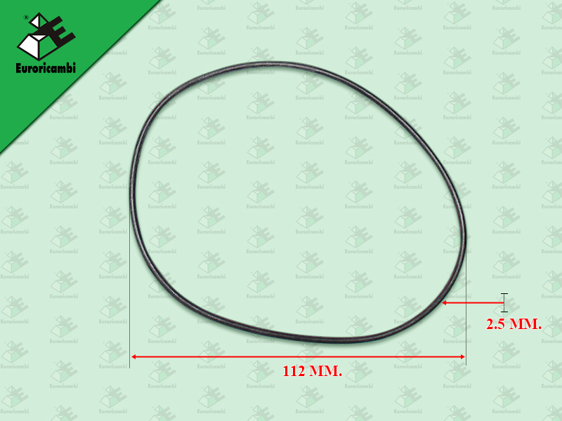 โอริงฝาครอบปั๊มน้ำมันเกียร์ 5 BENZ G131 G155 G210  112*2.5 MM