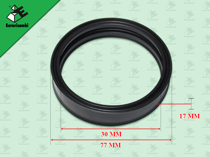 ซีลลูกสูบโลไฮ BENZ G131 G155 G210 77*30*17 MM