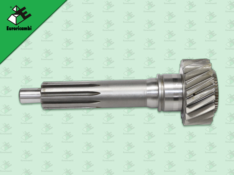 ปลายเกียร์ 6S 1000 TO 21 ฟัน 10 ร่อง 45 เม็ด ยาว 309*25*26 MM