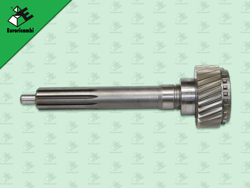 ปลายเกียร์ 6S 1000 TO ZF240 5 เกียร์ 27 ฟัน 10 ร่อง 27 เม็ด ยาว 393*20*32 MM