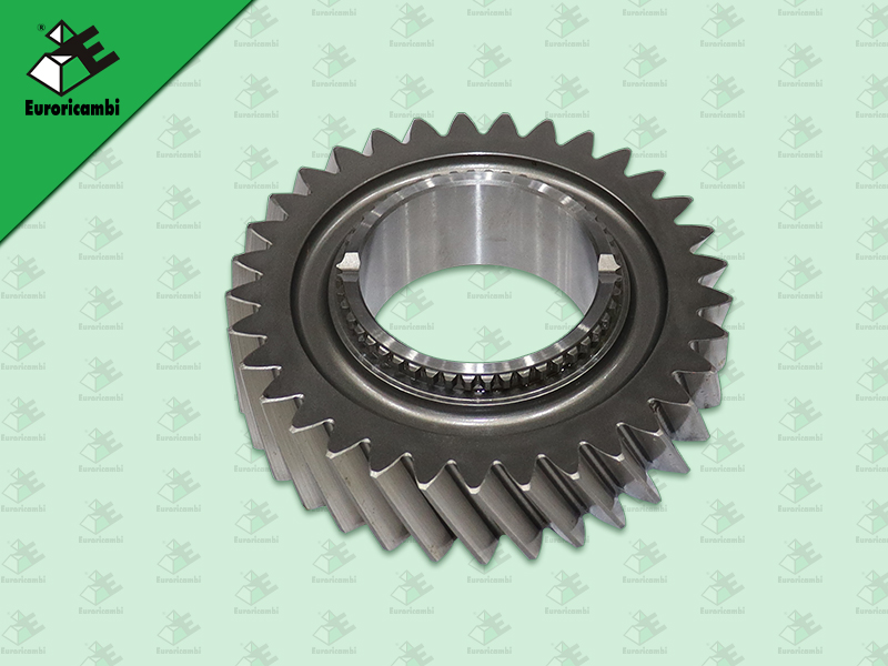 เฟืองเกียร์ 2 ตัวบน ZF 330-360 9S 33 ฟัน 48 เม็ด เหมือนกับ 95.53.4781