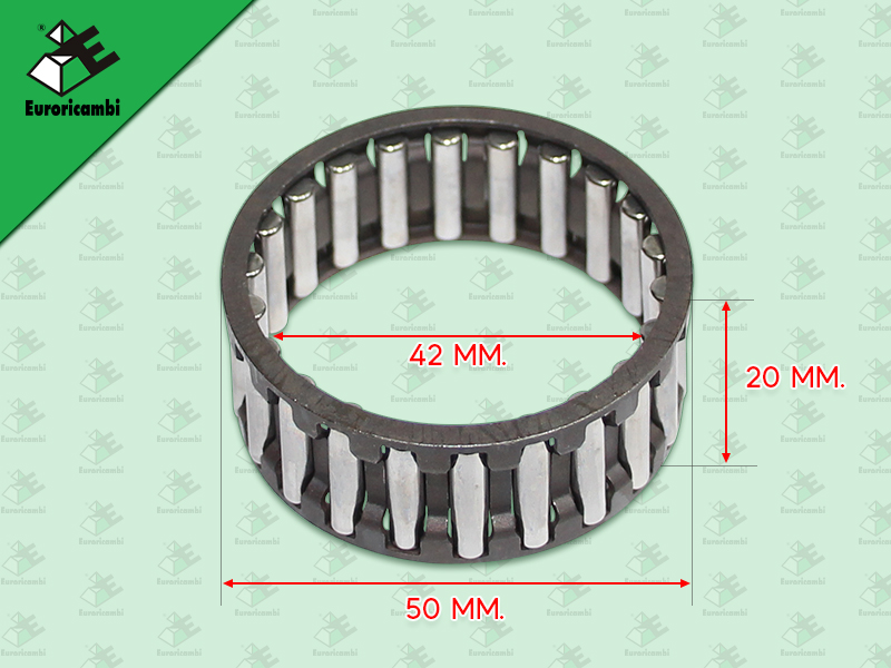 ลูกปืนในรูเกียร์ถอยล่าง BENZ G131 G155 G210 50*42*20 MM