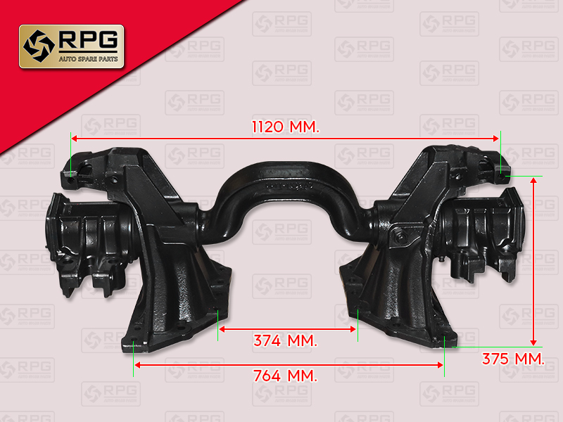 แท่นเพลาโบกี้ HN + ตุ๊กตา ช่วงคัทซี 374MM RPG S49311-1440