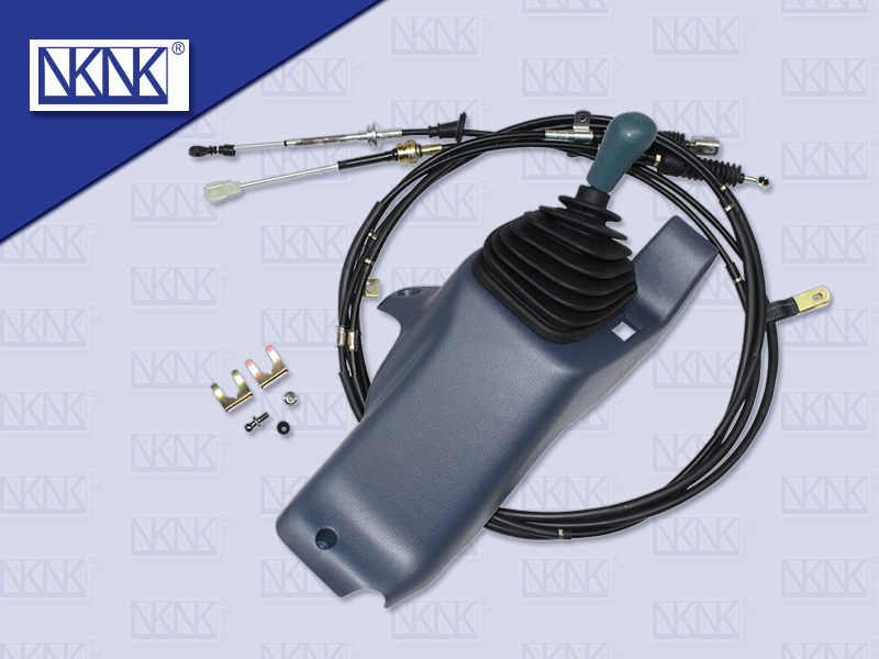 คันเกียร์+สายเกียร์ HN MEGA 6 ล้อ FC 4J รุ่นคันตรง ทั้งชุด