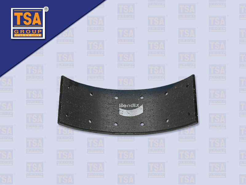 ผ้าเบรคหน้า หลัง IS NPR120 12รู+รีเวท BENDIX