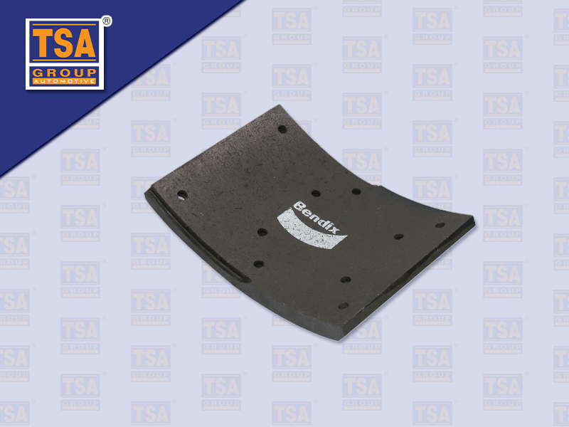 ผ้าเบรคหน้า หลัง IS JUMBO 6'' 20 รู +รีเวท BENDIX