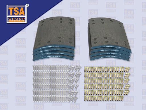 [8804-0056] ผ้าเบรคหลัง NS UD เควสเตอร์ 28รู BENDIX