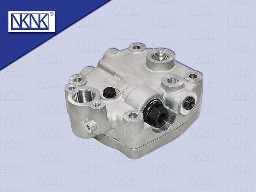 [0230-0047] ฝาปั๊มลม IS 6WF1 360 ท่อลมแบบเกลียว ครบชุด+น๊อต NKN