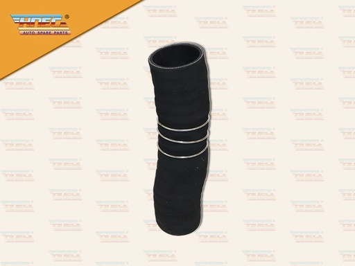 [0310-0125] ท่อยางอินเตอร์ ตัวS 3ร่อง สีดำ 60/62*278MM HNEC