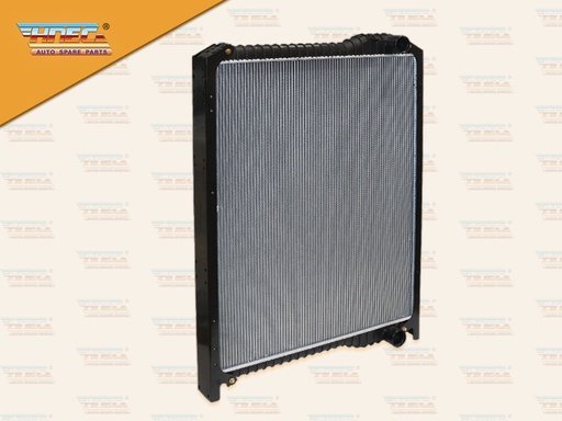 [0310-0141] หม้อน้ำ HN MEGA700 E13C SR1E SS1E มิเนียม รุ่นไม่มีฝา ท่อบนล่าง R