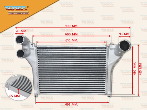 [0310-0165] อินเตอร์คลูเลอร์ HN VICTOR NEO P11C FM2P GY2P 380 แรง HNEC