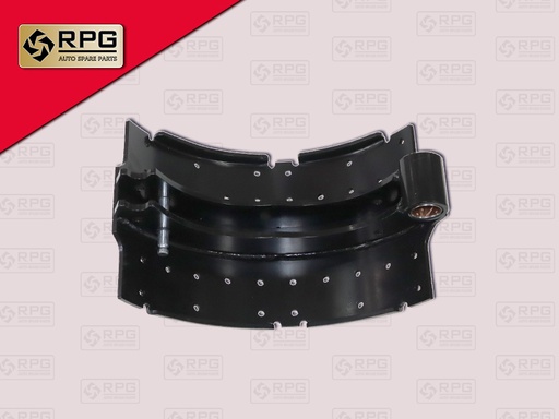 [0704-0004] ก้ามเบรคหลังตัวบน HN VICTOR ขอบพับ 9" 32รูเหล็กเหนียว NO.ผ้า RPG X4603-EV072