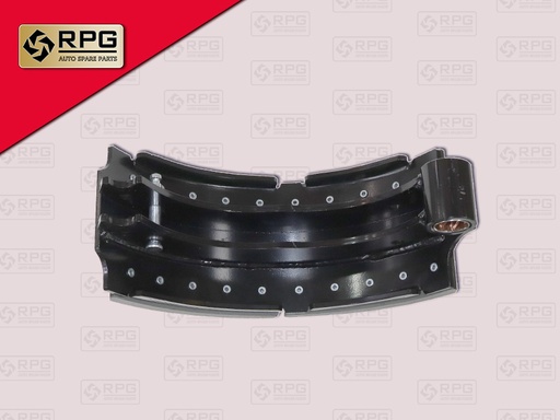 [0704-0015] ก้ามเบรคหน้า ตัวบน HN VICTOR 6" ขอบพับ เหล็กเหนียว+ผ้า 20รู RPG X4605-EV072