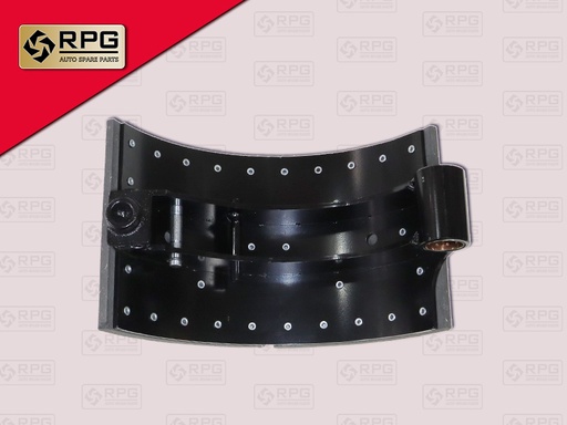 [0704-0018] ก้ามเบรคหลัง HN MEGA 9" เหล็กเหนียว+ผ้า 32รู RPG 47220-EV010