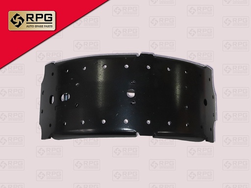 [0704-0028] ก้ามเบรคหน้า ตัวบน HN VICTOR ขอบพับ 6"  เหล็กเหนียว NO.ผ้า 20รู RPG