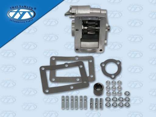 [1104-0023] เกียร์ฝากมิเนียม PTO CANTER M038 16ฟัน เฟืองเฉียงขวา YAMATO