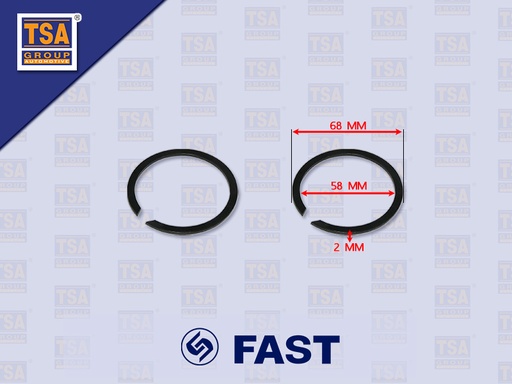 [9005-0138] ปริ้นล็อคราวกลาง FAST 9JS200T-1701123 1ชุด = 2ตัว