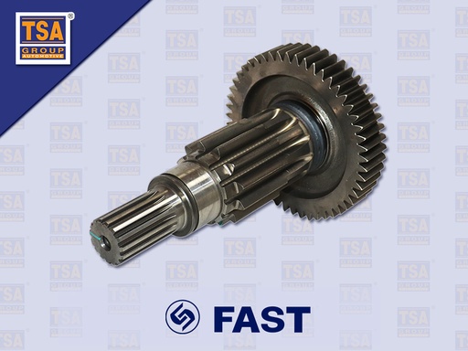 [9005-0337] เฟืองเกียร์ถอย 2ชั้น ฝั่งPTO FAST 12JS200T-1707047 51ฟัน 12/15ร่อง