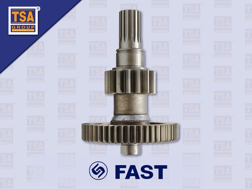 [9005-0381] เฟืองเกียร์ถอย 2ชั้น ฝั่ง PTO FAST JS150T-1707047B 15/51ฟัน