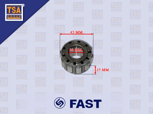 [9005-0466] ลูกปืนในรูปลายเกียร์ FAST 6DS100TA RN2304X2-YA 45*20*27MM