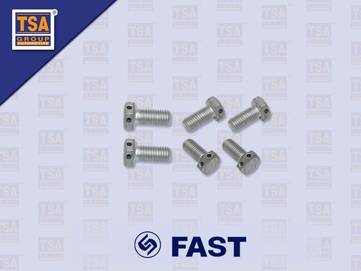 [6607-0031] น๊อตยึดแผ่นล็อคลูกปืนเฟืองไฮ FAST 9JS200T 9JS119T-B 12JS200TA 1ชุด = 6ตัว