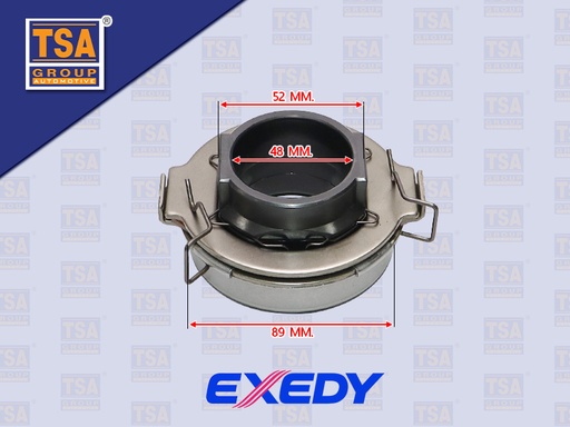 [1303-0012] เบ้า+ลูกปืนคลัชหวี IS 13" NLR130 NMR130 NPR150 EURO3 89*48*52MM ISB235 EXEDY