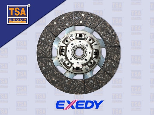 [1303-0009] แผ่นคลัช IS FTR175 NPR 150แรง 13" 14 ร่อง EURO3 ไม่ทองแดง 325*210MM ISD098U EXEDY