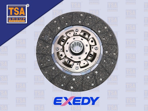 [1303-0007] แผ่นคลัช IS DECA FVM FVZ 300แรง 15" 10 ร่อง ไม่ทองแดง รู 45MM 380*240MM S-ISD226U EXEDY