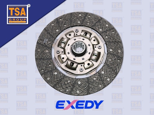 [1303-0005] แผ่นคลัช IS DECA FTR FVM 240แรง 15" 10 ร่อง ไม่ทองแดง รู 45MM 380*240MM S-ISD225U EXEDY