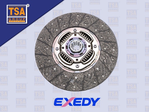 [1303-0003] แผ่นคลัช IS 6UZ1 6NX1 345 360แรง 17" 10ร่อง EURO ไม่ทองแดง รู 50MM 430*250MM S-ISD228U EXEDY