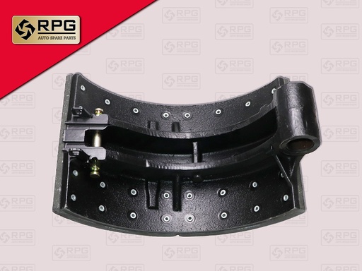 [0704-0051] ก้ามเบรคหลัง IS DECA360 8.5" เหล็กหล่อ+ผ้า รุ่นน๊อต 8 ตัว 34 รู RPG