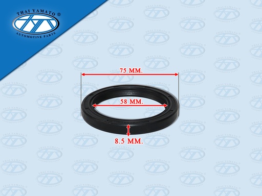 [1106-0140] ซีลท้ายเกียร์ IS FTR175 FRR190 58*75*8.5MM YAMATO