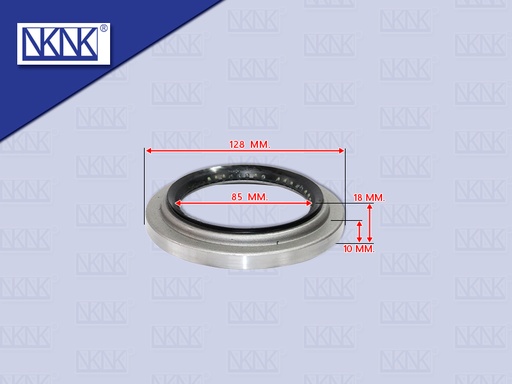 [0213-0404] ซีลล้อหน้า IS JCM ROCKY 175 DECA 128*85*10*18MM NKN