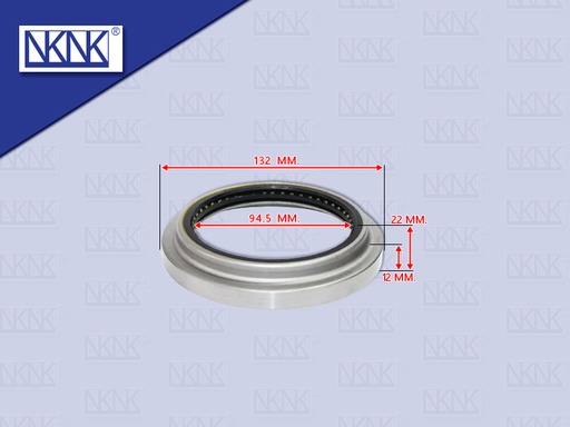 [0213-0402] ซีลล้อหลังใน IS SBR FRR 132*94.5*12*22MM NKN