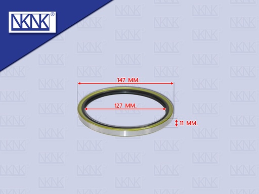 [0213-0393] ซีลล้อหลังใน HN MEGA FC 147*127*11MM NKN