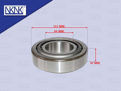 [0204-0413] ลูกปืนล้อหน้า ตับใน IS DECA360 131*67*44MM 414245/10 NKN