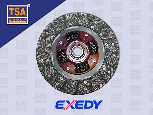 [1303-0021] แผ่นคลัช TY HILUX VIGO 2.5D 2KD 10.2" รุ่น INTERCOLLER ไม่ทองแดง S-TYD015U EXEDY
