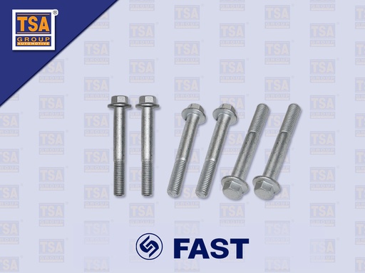 [6607-0040] น๊อตยึดเสื้อไมค์ FAST 9JS200T 9JS119T-B 12JS200TA 1ชุด = 6ตัว