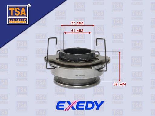 [1303-0071] เบ้า+ลูกปืนคลัช IS DECA 360 FXZ GXZ FYH 6UZ1 9S1110/1310/1315 77*61*68MM ISB022 EXEDY
